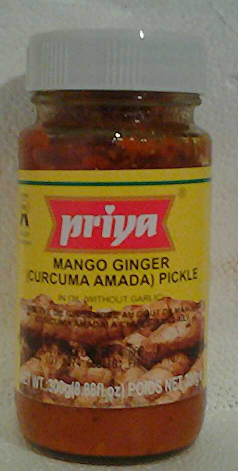 Priya Mango Ginger (Curcuma Amada) Pickle Image