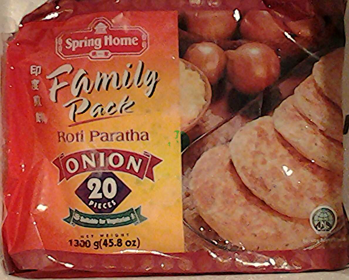Springhome family pack Onion Paratha Image