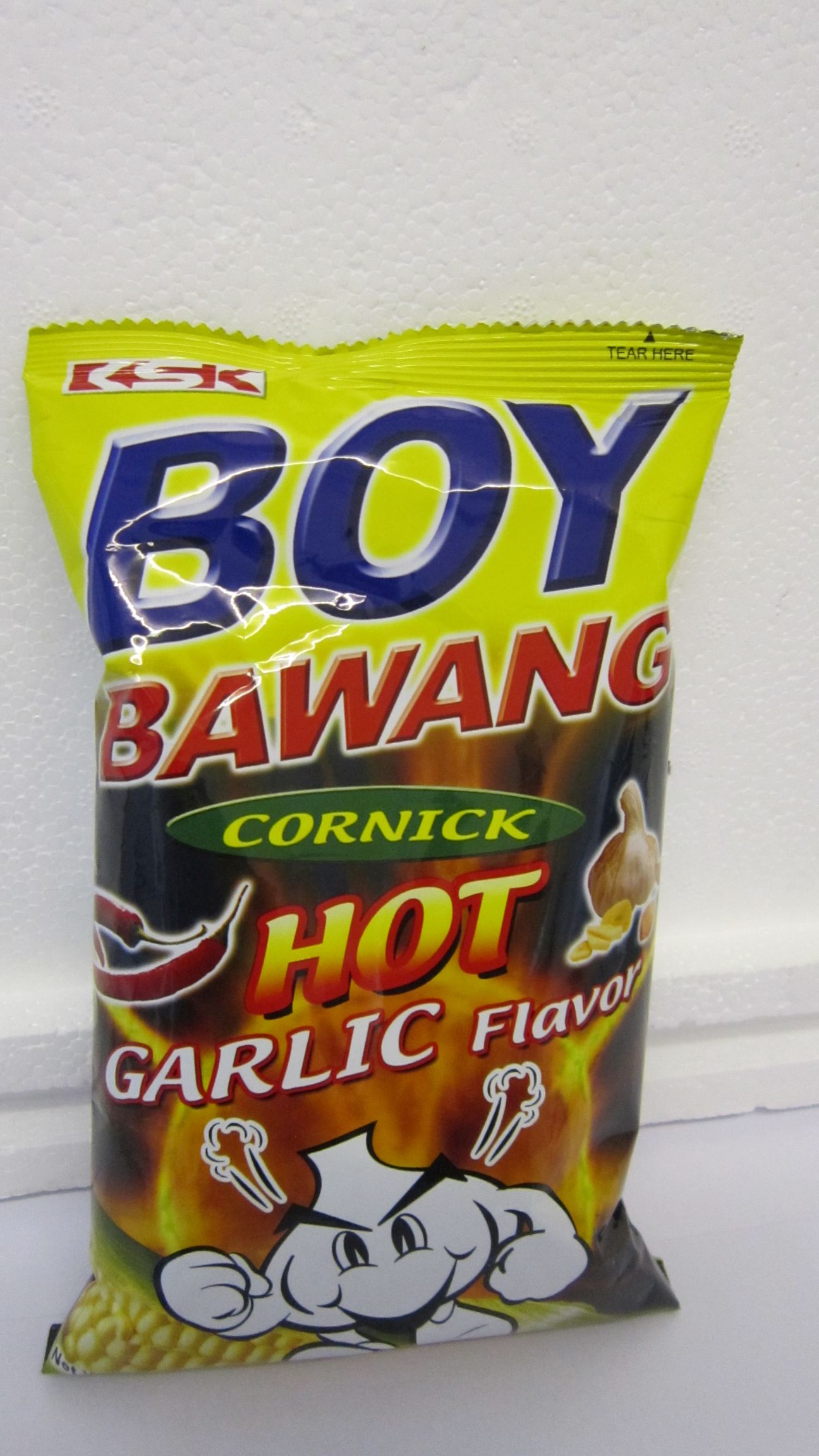 Boy Bawang Cornick Hot Garlic Flavor Image