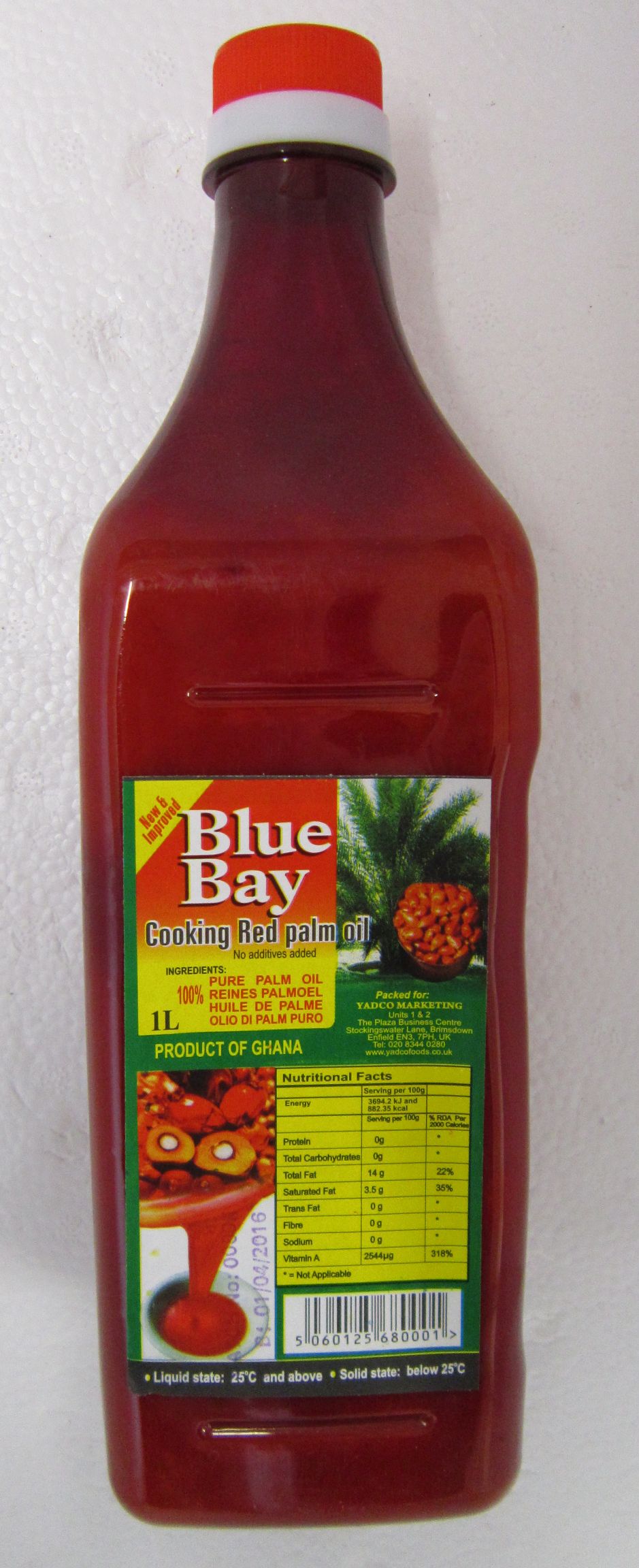 Blue Bay Cooking Red Palm Oil Image