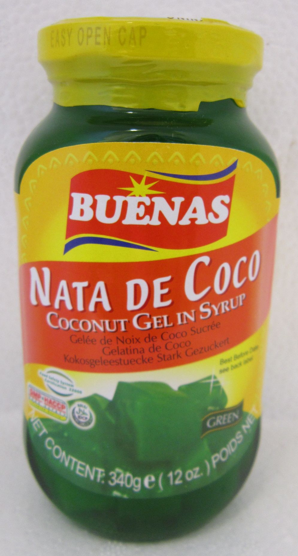 Buenas Coconut Gel in Syrup (Green) Image