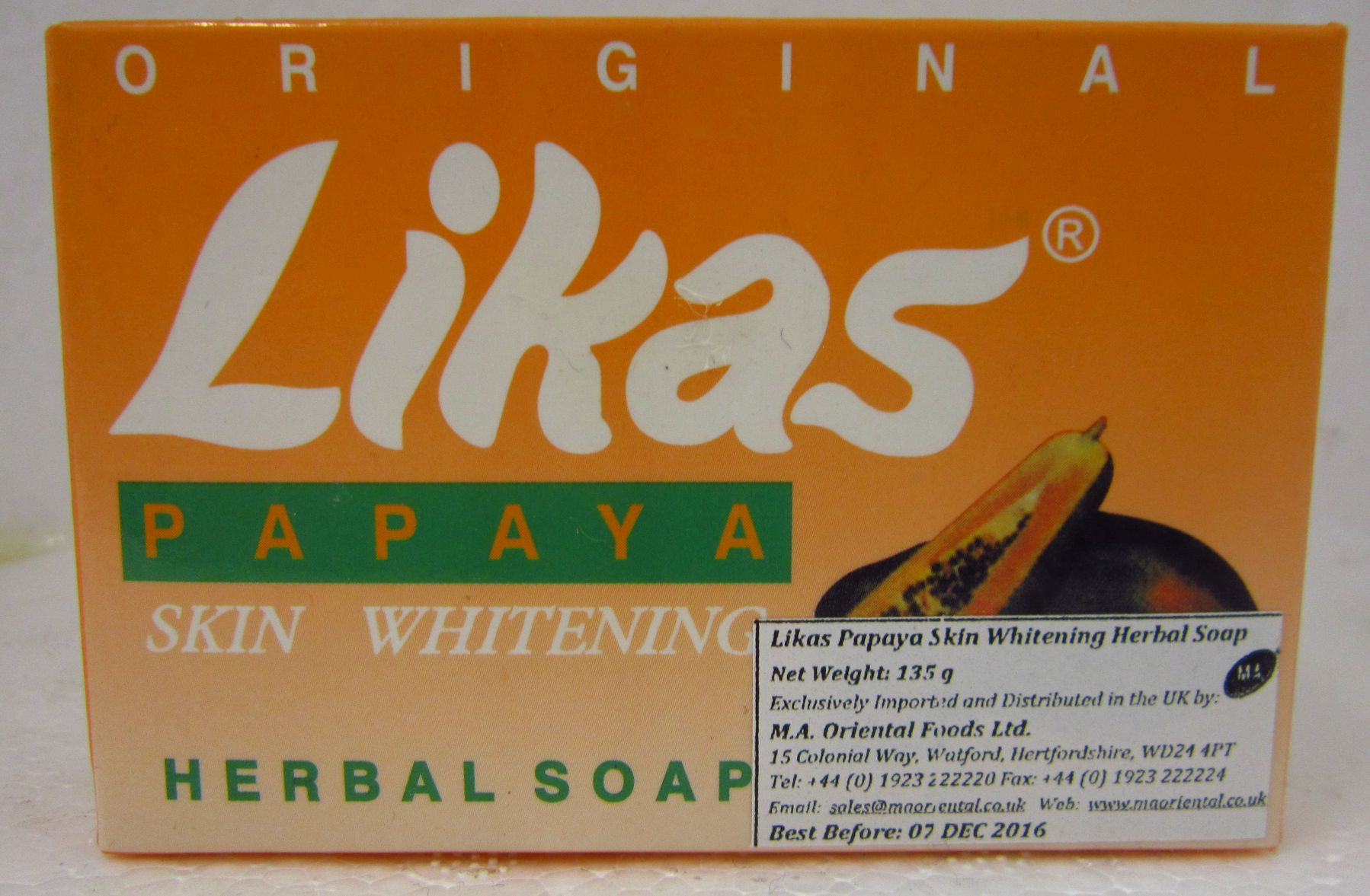 Likas Papaya Herbal Soap Image