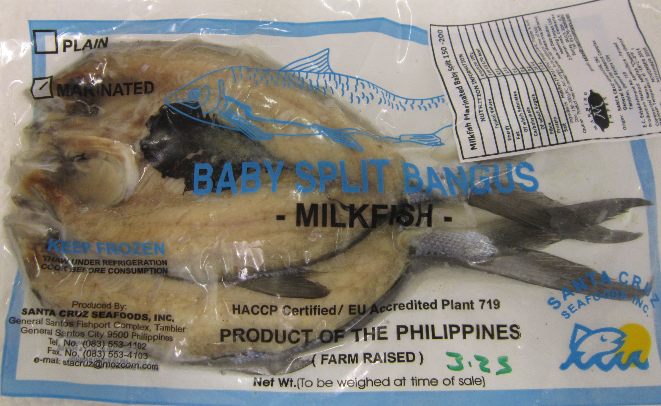 Milk Fish Marinated Baby Split Image