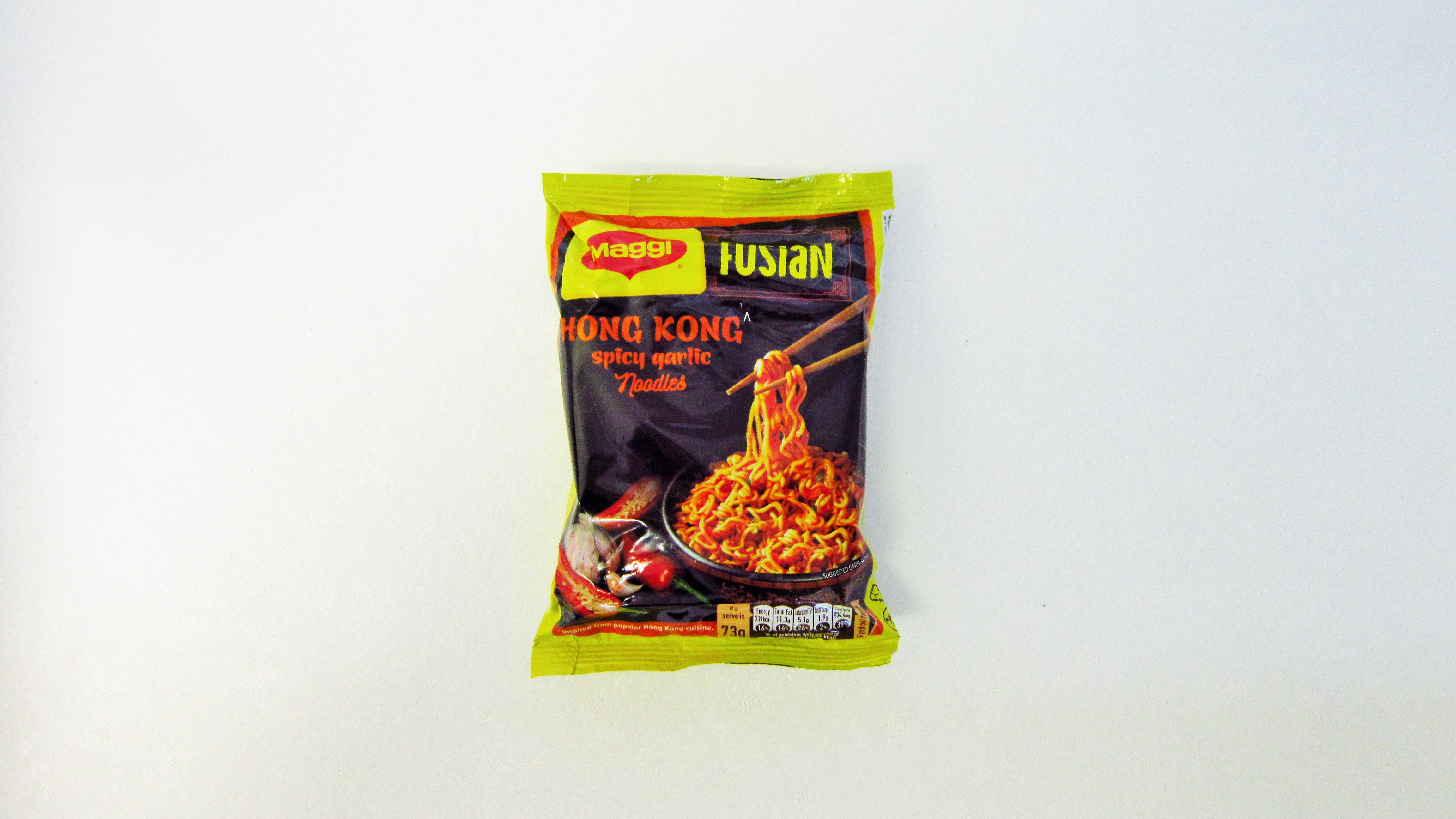 Maggi Fusion Hong Kong Spicy Garlic Noodles Image